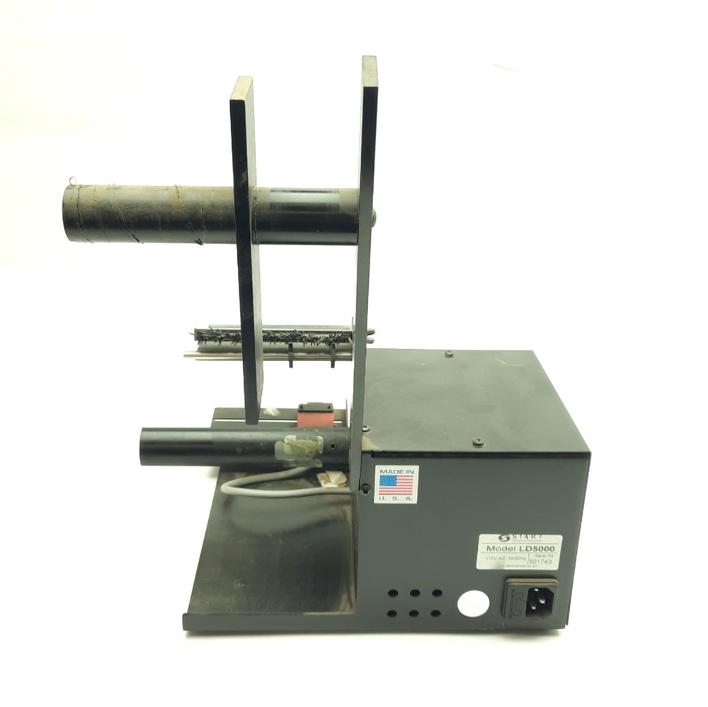 Start International LD5000 Automatic Label Dispenser, 7" Per Second Max, 120VAC