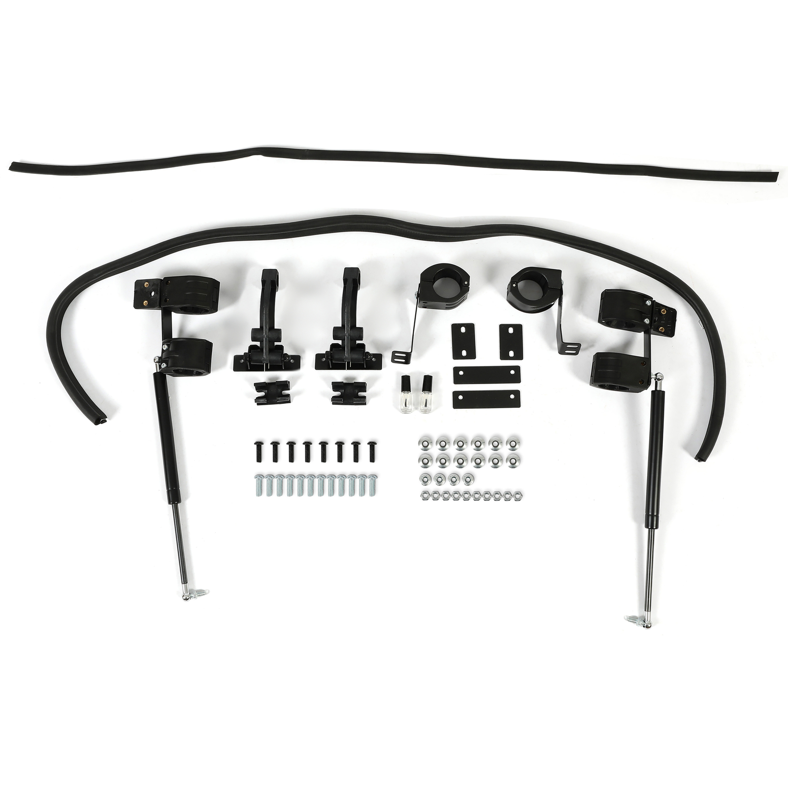 Scratch Resistant Flip Windshield For 2016+Kawasaki Mule Pro FXT / DXT / DX / FX