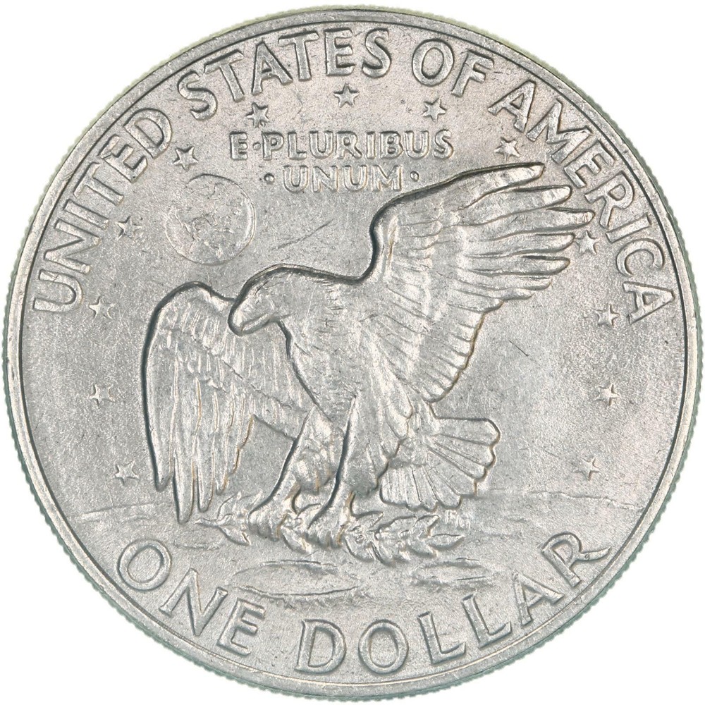 1971 D Eisenhower Dollar AU Ike