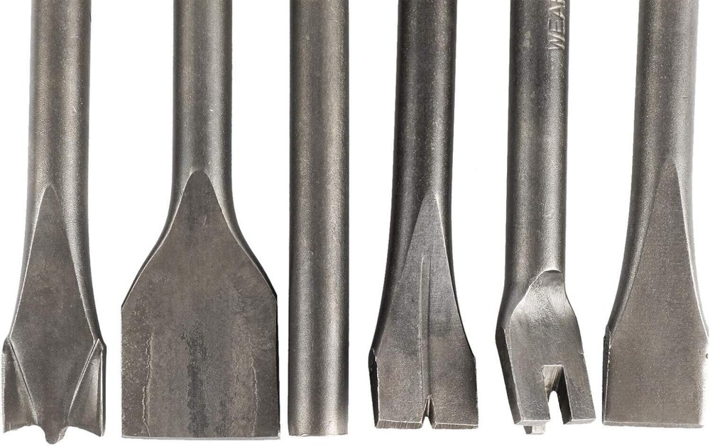✅ 9 Pack Pneumatic Air Hammer Punch Chipping Bits 0.39 In Shank Tools Set Chisel