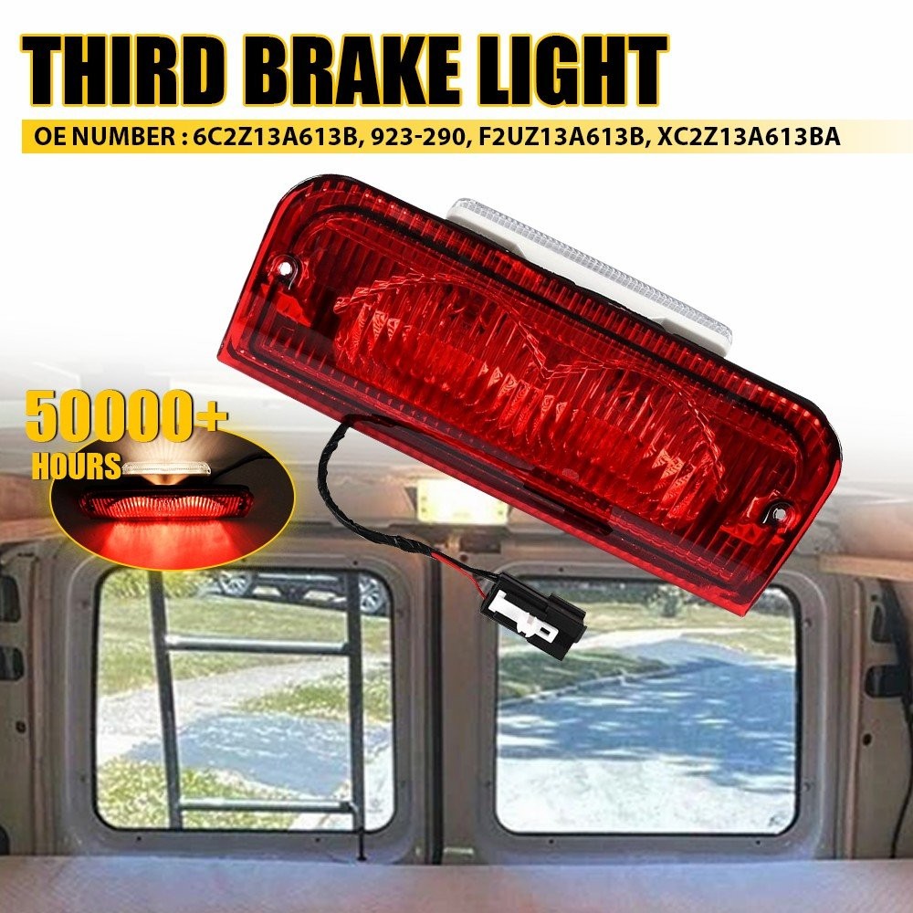 Rear Roof Center Mount Third Stop Brake Light Fits Ford E-150 E-250 E-350 E-450