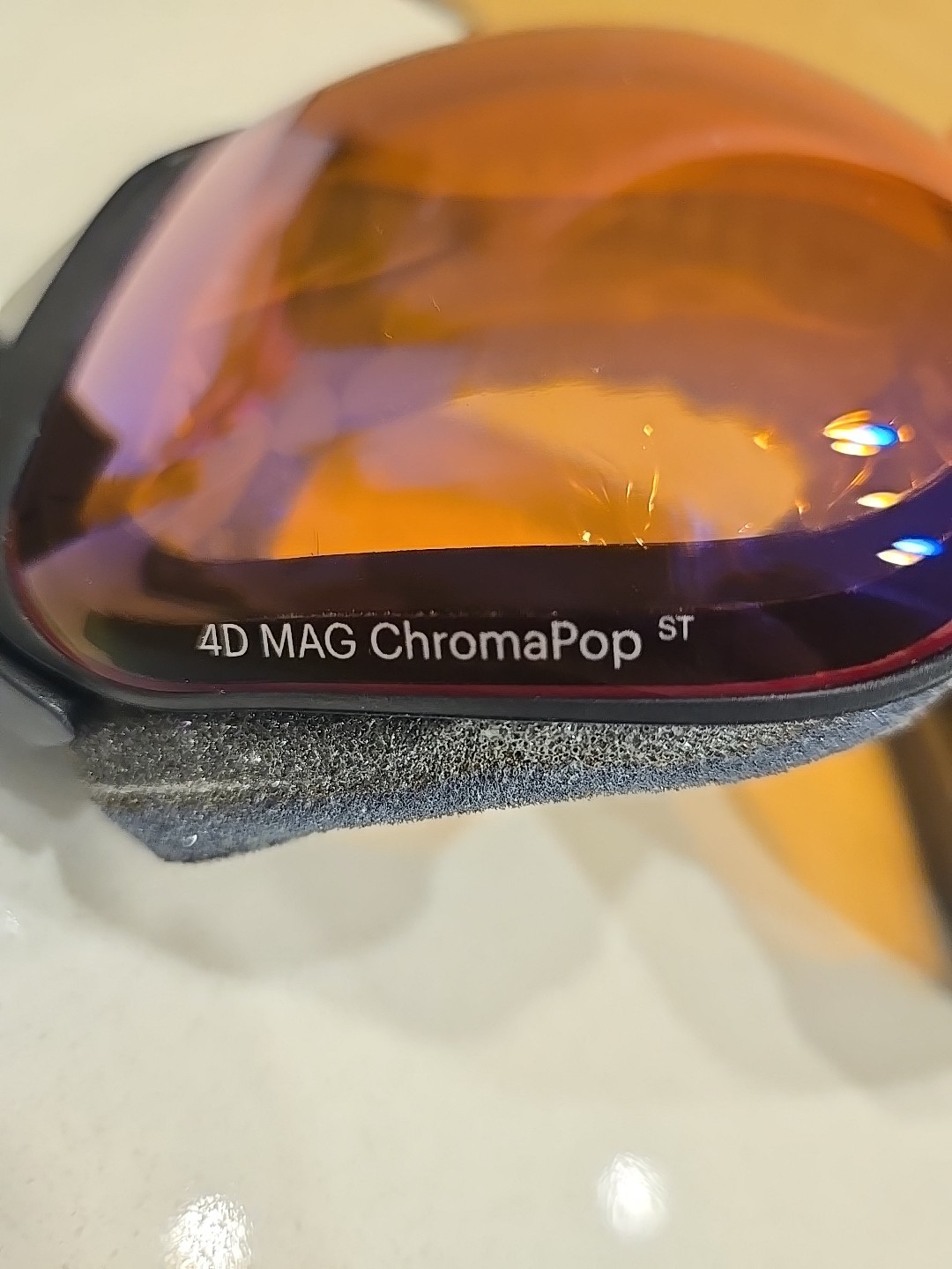 New Smith 4D Mag Gold Bar Goggle Chromapop Storm Rose Flash Lens Yellow