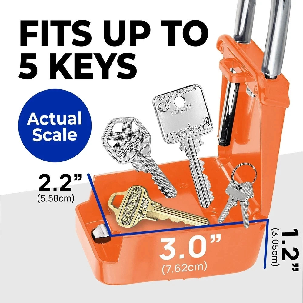 Outdoor Key Lock Box 6 Pack Lion Locks 1500 Code Lockbox Keys Realtor Short-Term