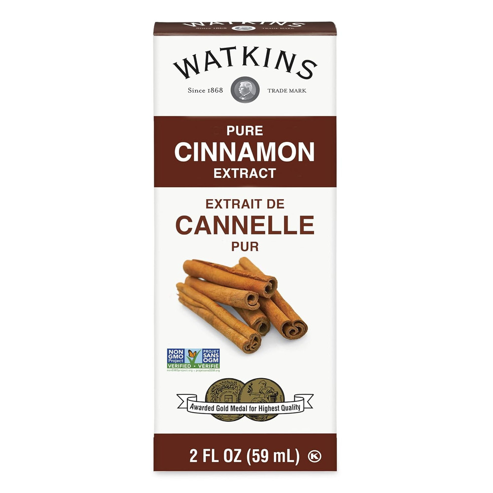 Pure Cinnamon Extract, Non-Gmo, Kosher, 2 Oz. Bottle, 1-Pack