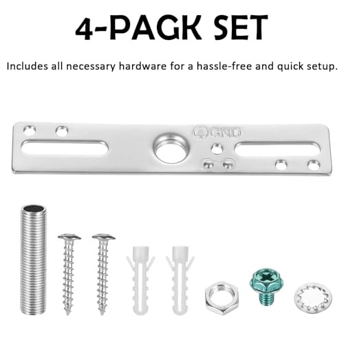 4 Inch Ceiling Light Fixture Mounting Bracket Kit, 4 PCS Light Crossbar