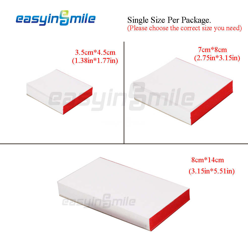 300 Sheet Dental Mixing Pads Paper/Poly Coated 2Side Disposable S/M/L cement USA