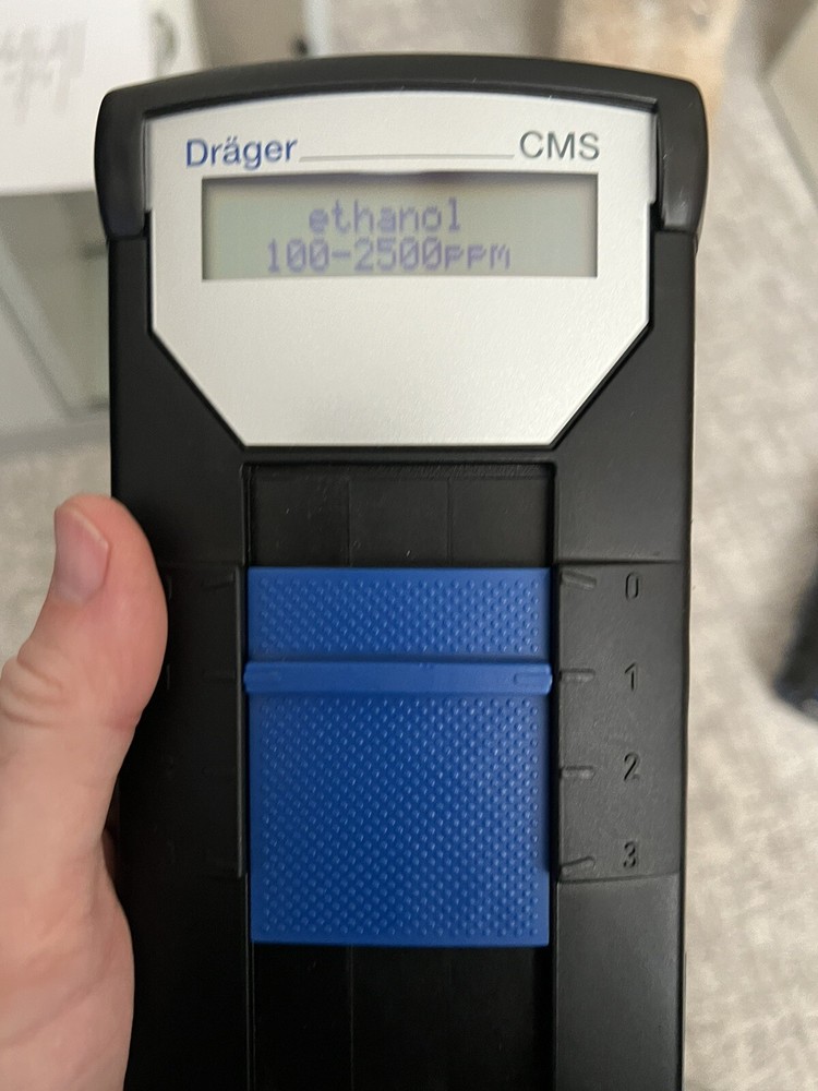 Dräger CMS Analyzer Chip Measurement System Gas Detector + CMS Analyzer