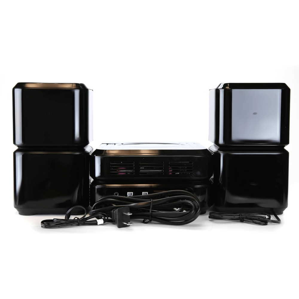 Emerson Bluetooth CD Microsystem, Featuring Multi-Device Inputs and Alarm Clock