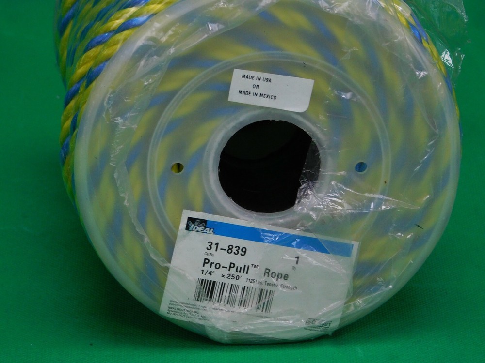 Ideal - 31-840 - Pro-Pull Rope - 1/4" X 600'