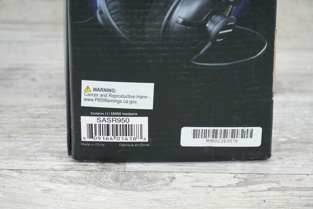 Samson SR950 Professional Studio References Headphones OPEN BOX