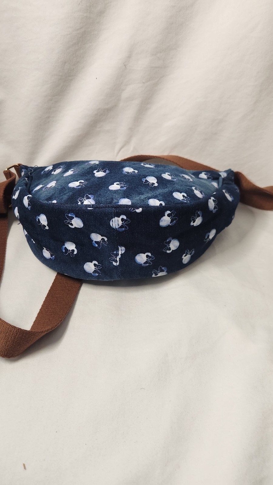 Disney Denim Minnie Mouse BioWorld Blue Crossbody Bag