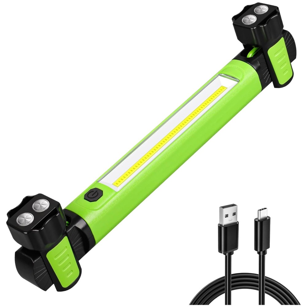 Versatile Rechargeable Work Light - 2-Level Brightness