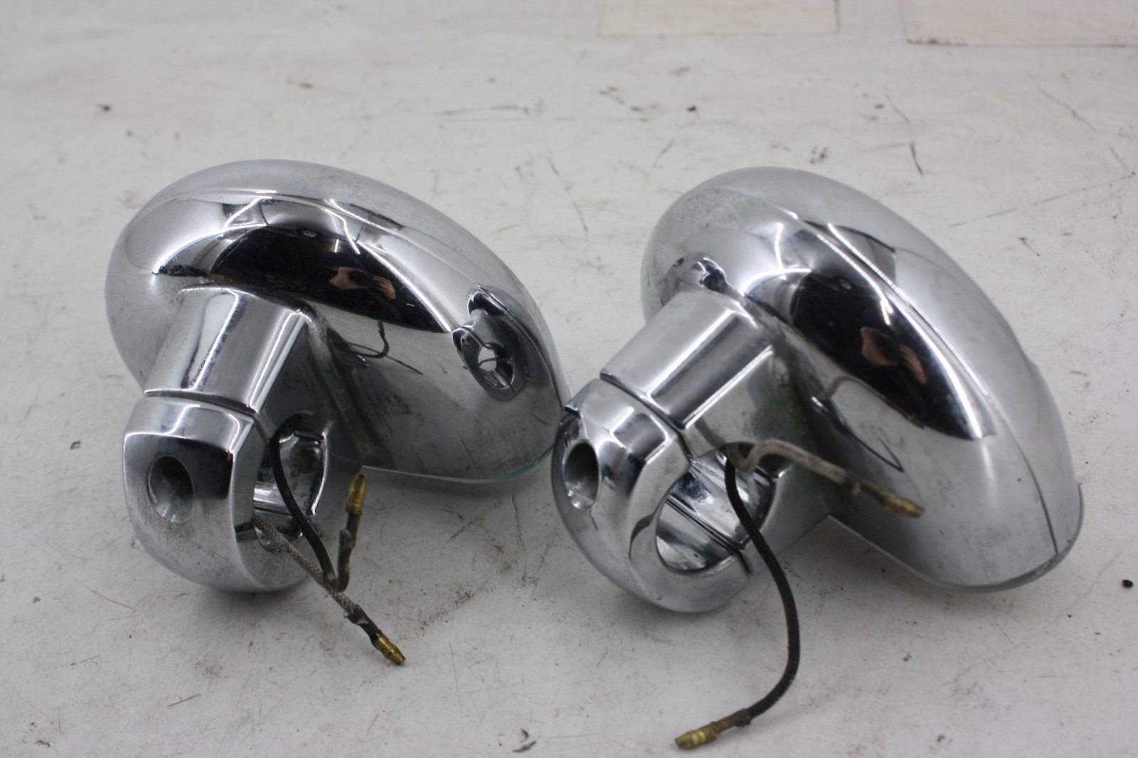 07 HARLEY-DAVIDSON STREET GLIDE FOG LAMP SET HALOGEN FOR 1 1/4" ENGINE GUARD