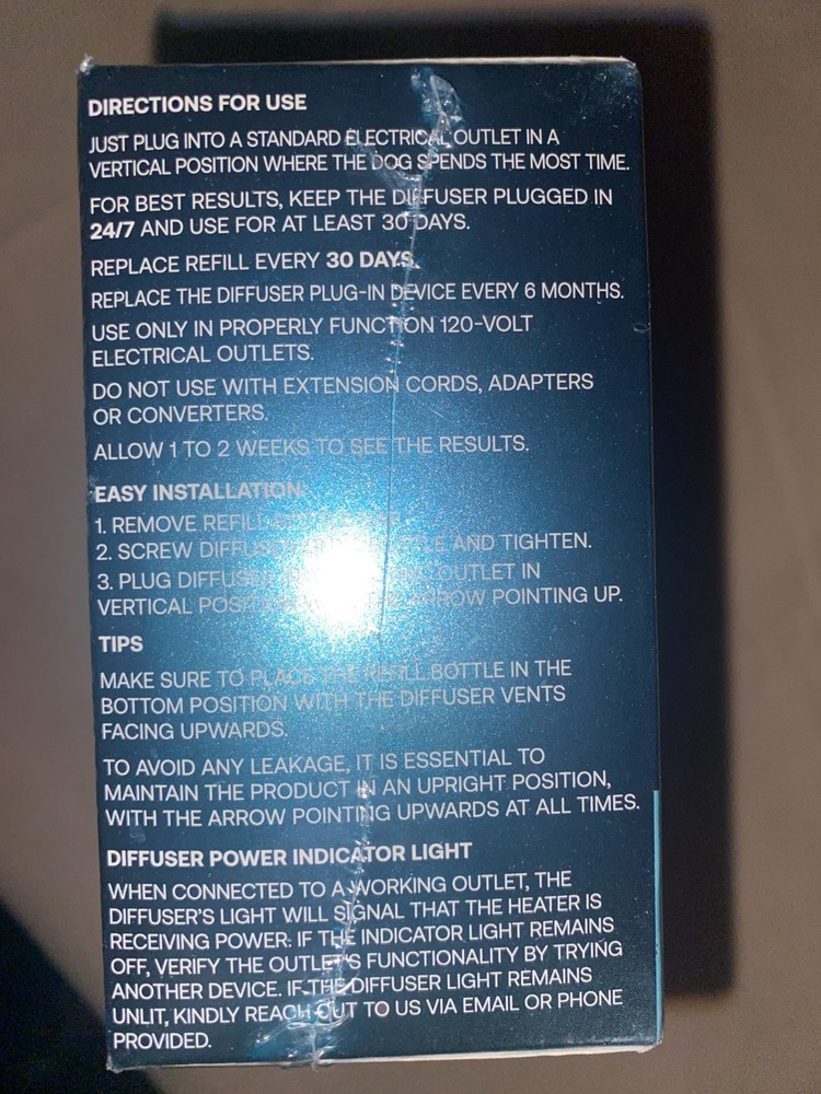 PROELOBARA Enhanced Dog Calming Diffuser Kit NEW