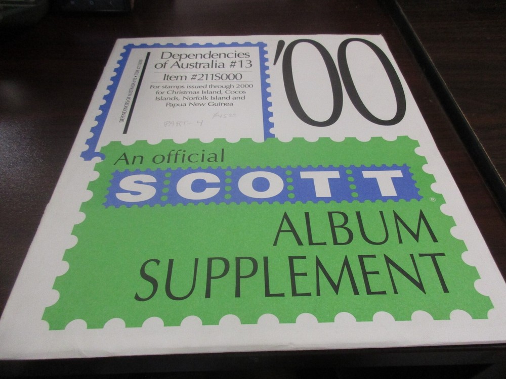 "SCOTT" Dependencies of Australia #13 ,   SUPPLEMENT  W/FREE SHIPPING!!