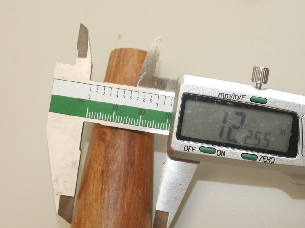 LARGE ROSEWOOD SLICK CHISEL HANDLE OLD TOOLS FOR TIMBER FRAMING CHISEL
