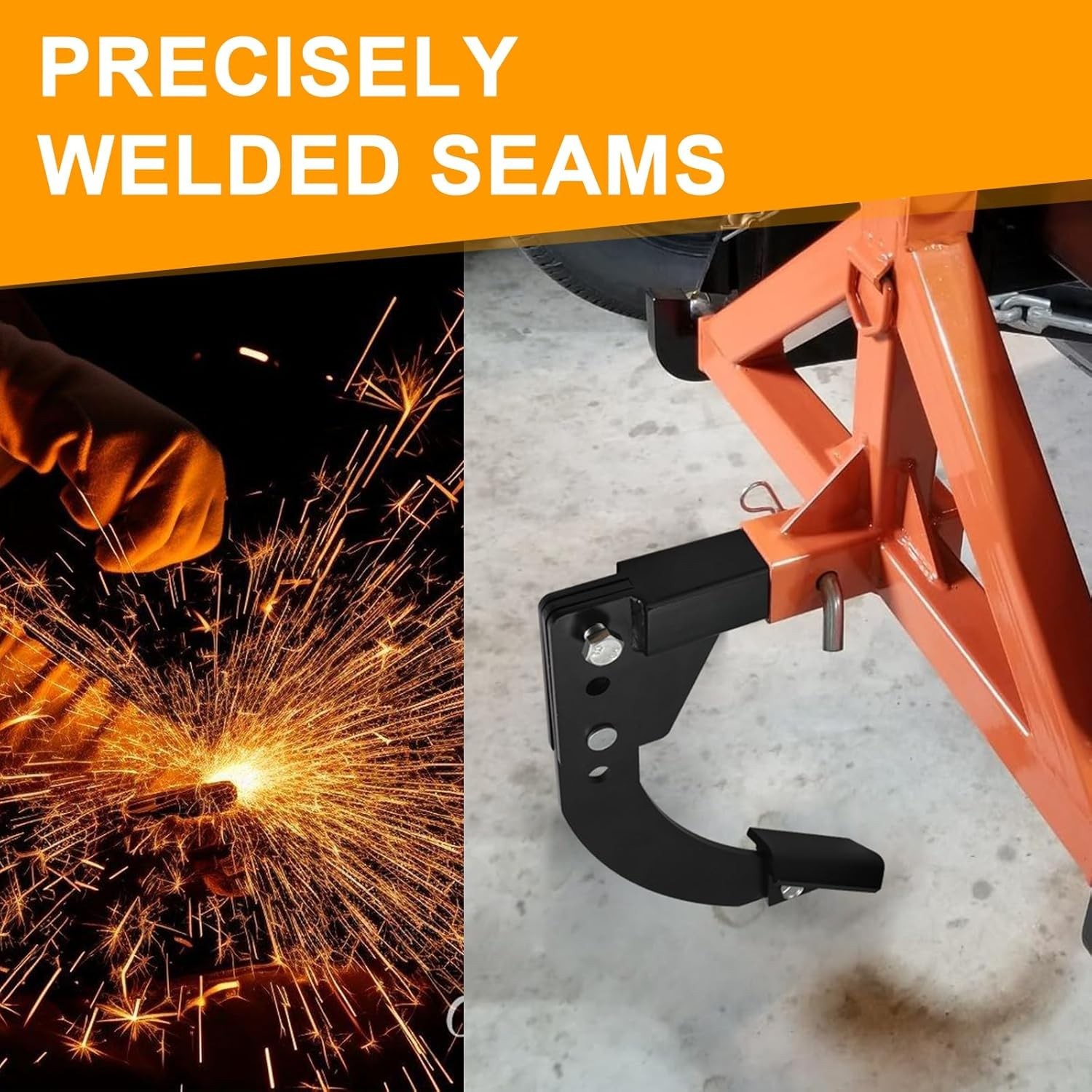 Hitch Mounted Ripper W/ Adjustable Shank Plow for ATV/UTV Tractor W/ 2" Receiver