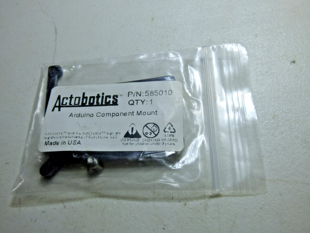 Actobotics - 585010, Arduino Component Mount (Hard to Find) - NIB