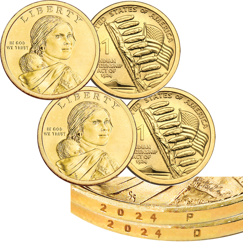2024 P&D Native American Dollar Set