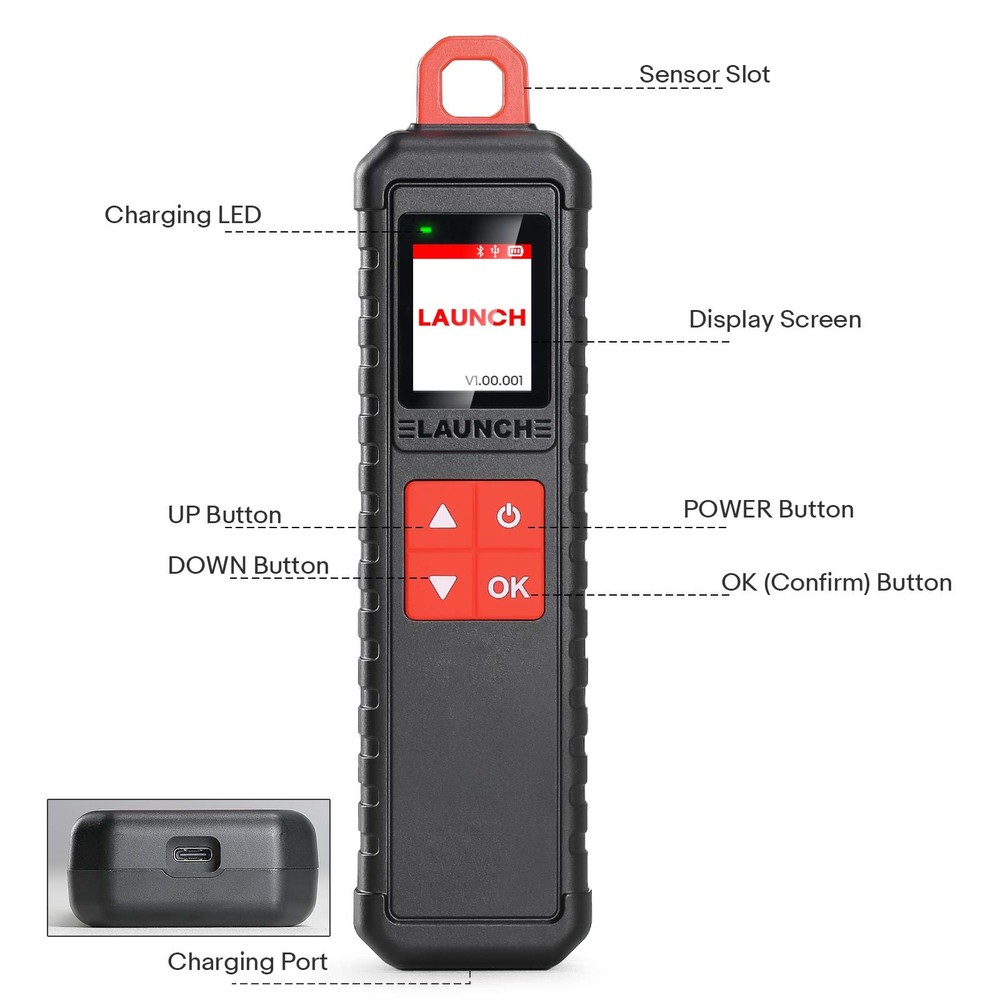 Launch i-TPMS Handheld TPMS Service Tool Can be Binded with X-431 Scanner