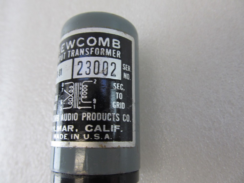 NEWCOMB TR-91 MICROPHONE AUDIO INPUT TRANSFORMER