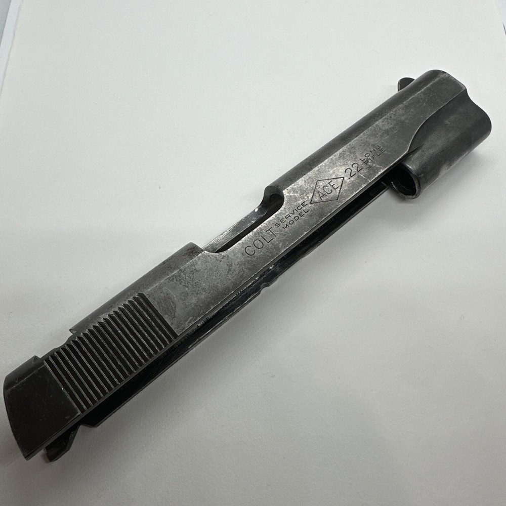 Original 1931 Colt Service Ace Marked SERIALIZED Conversion Slide 1ST YEAR ISSUE