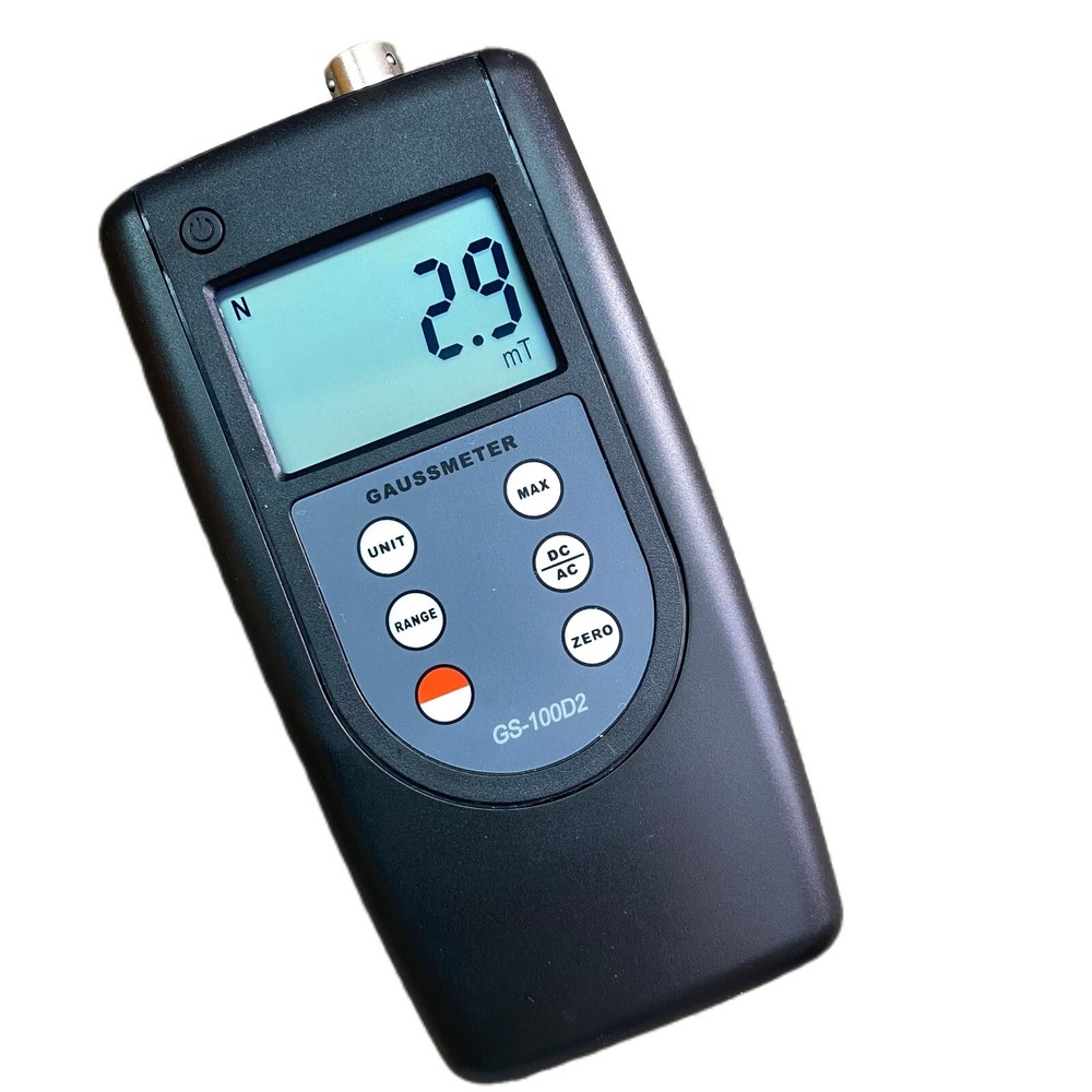 Portable Gaussmeter Tesla Tester 200mT/2000mT Range Conversion with Hall Sensor