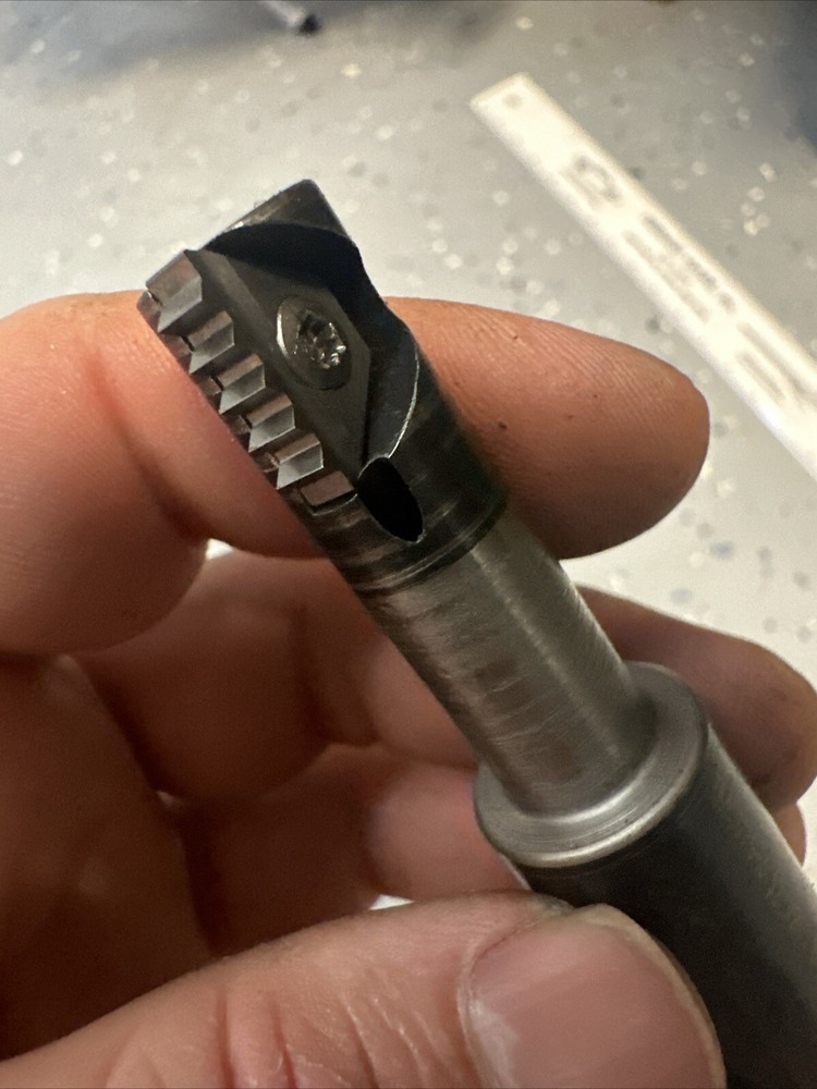 VARGUS INDEXABLE CARBIDE INSERT THREAD MILL CNC MILLING CUTTER 3/4” Vardex