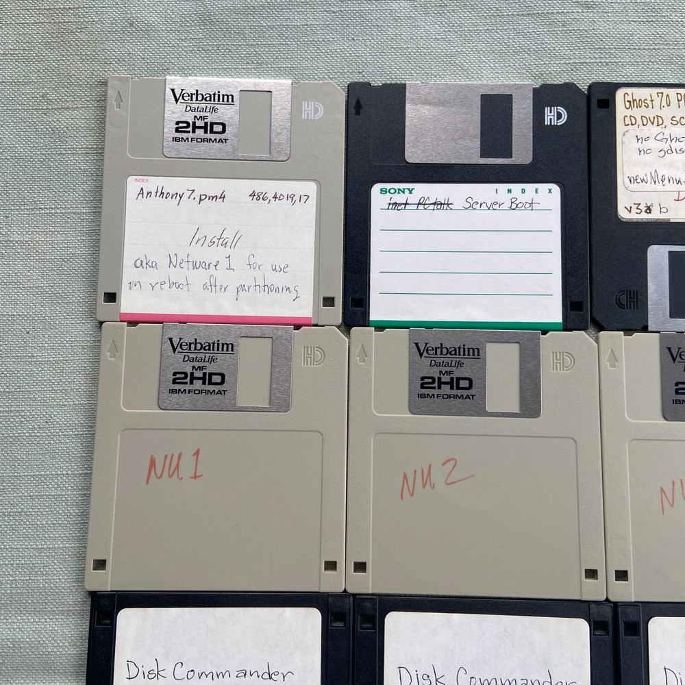 Floppy Lot20 Norton Utilities Boot Ghost Tuff Test Check It Disk Commander McAfe