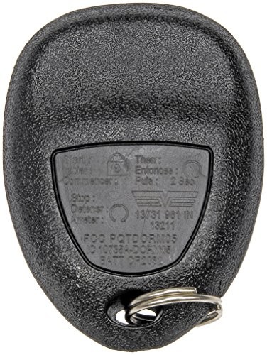 13731 Keyless Entry Remote 5 Button Compatible with Select Models (OE FIX)