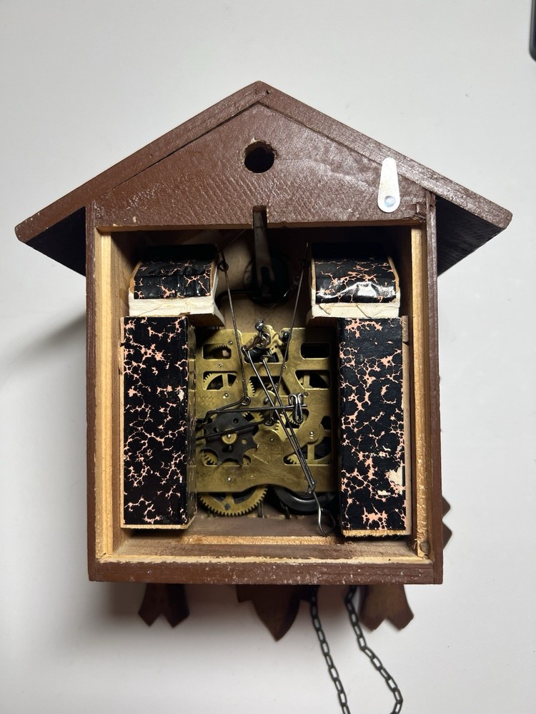 Vintage Black Forest Cuckoo Clock - Good Shape - Needs A Little Work
