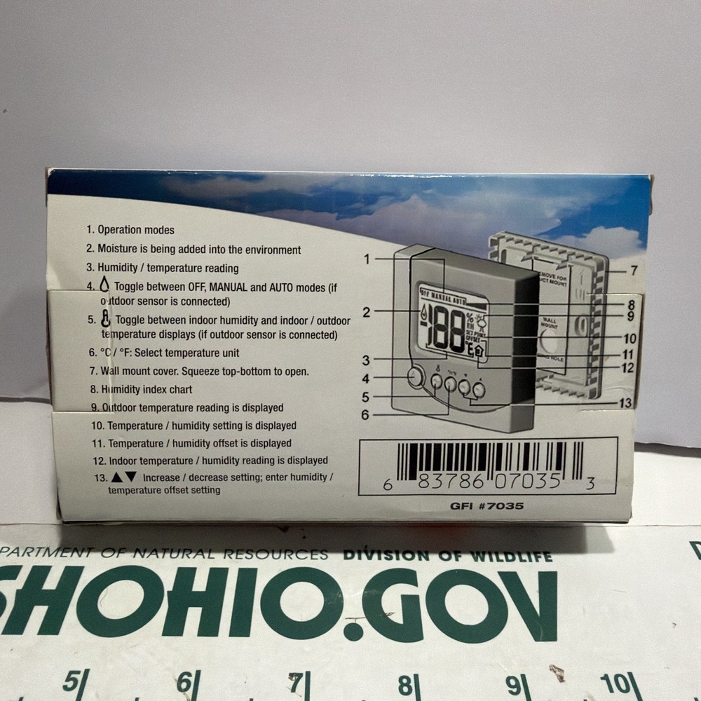 GENERALAIRE E2 AUTOMATIC DIGITAL HUMIDISTAT