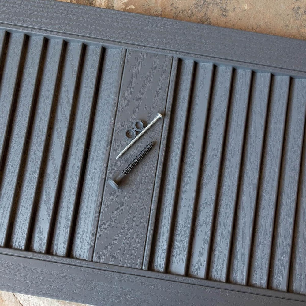 Raised Panel Vinyl Shutters