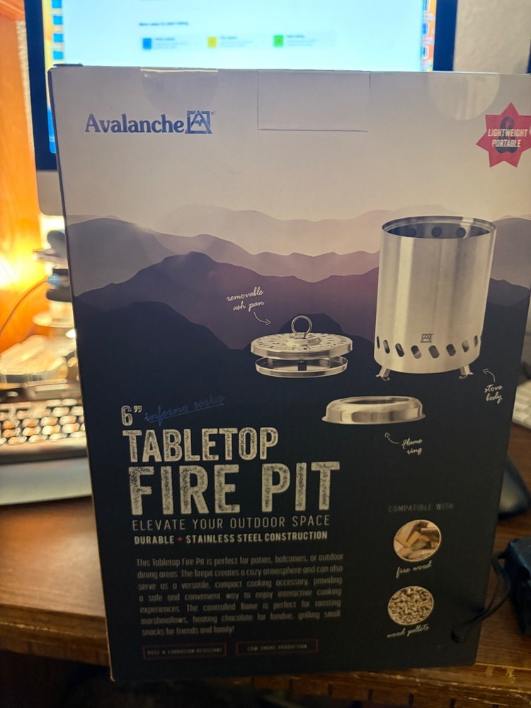 Avalance Table Top Fire Pit 6"