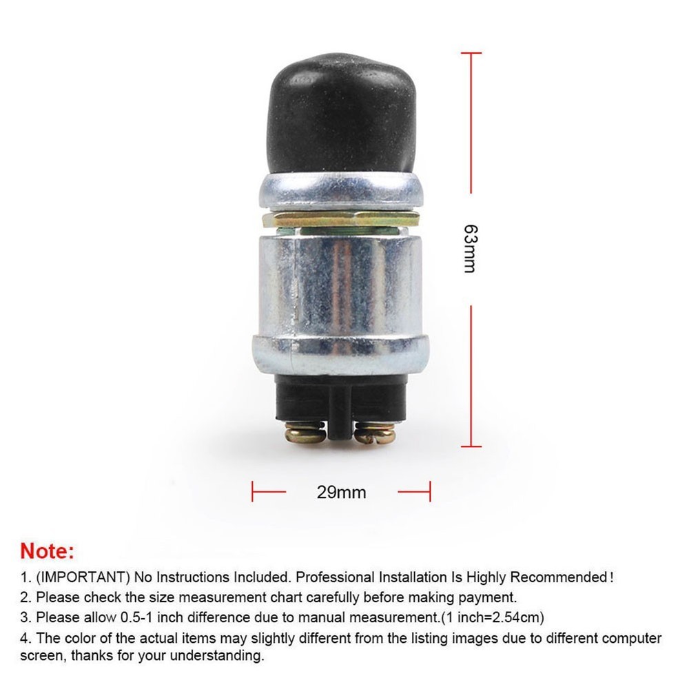 Starter Switch Heavy Duty IP55 Ignition Starter Push Button High Quality