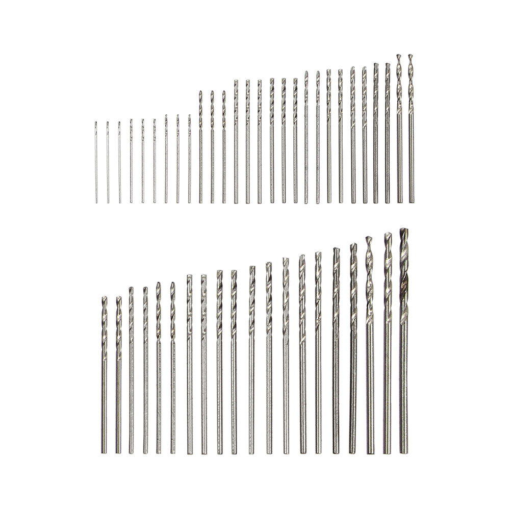 59Pcs Precision Pin Vise Tools Mini Micro Hand Twist Drill Bits Set Rotary Kit