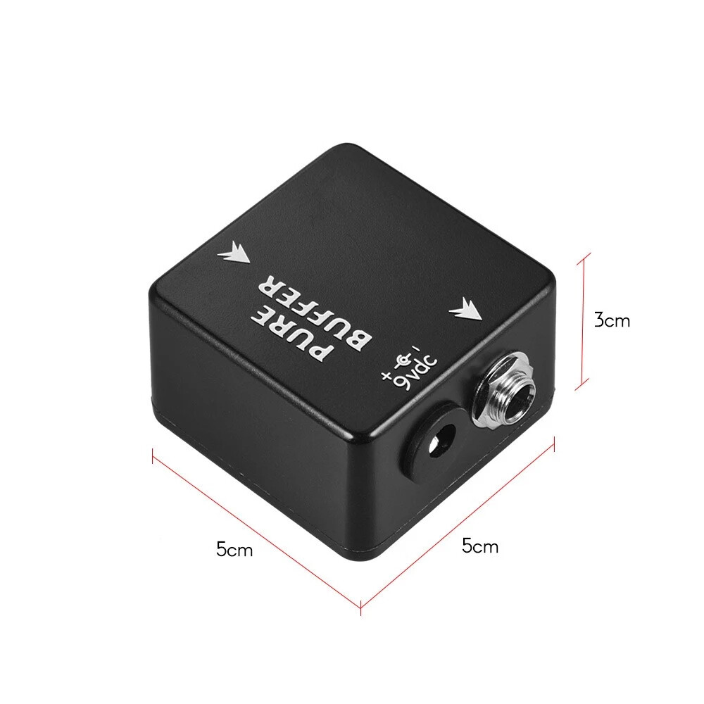 MOSKYAudio PURE BUFFER Guitar Buffer Effect Pedal Full Metal Shell DC9V L4M2