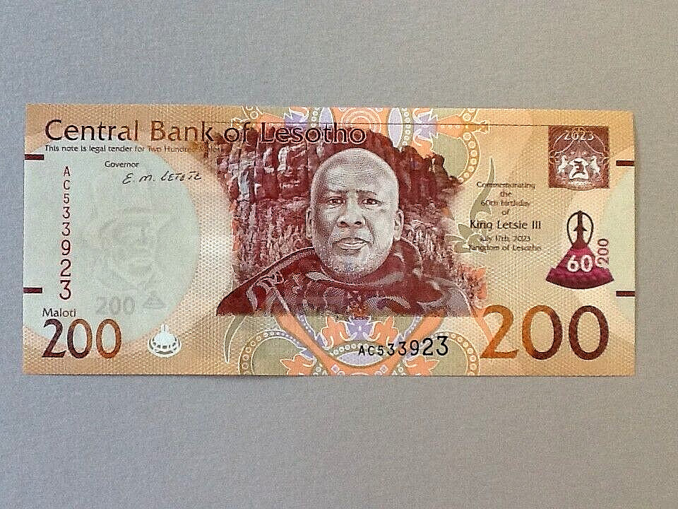 Lesotho 200 Maloti P-31 2023  Commemorative