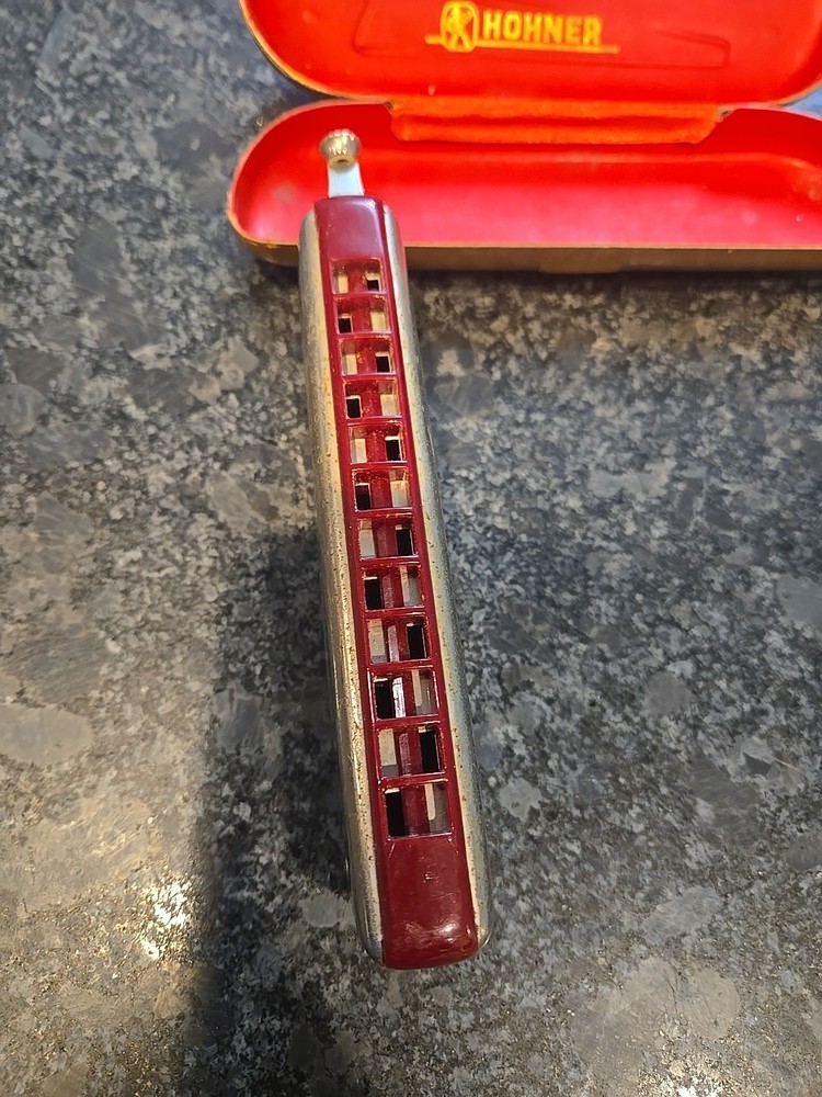 VINTAGE HOHNER CHROMETTA 12 CHROMATIC HARMONICA