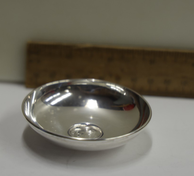 Antique Baldwin & Miller B&M 1957 Roosy 10c Sterling Bowl/Trinket Dish #759