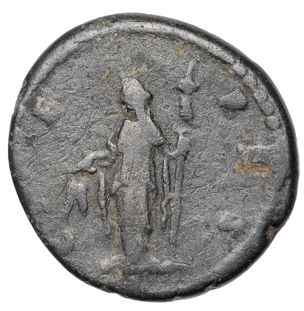 Ancient Roman Empire Tin bronze Faustina 1 138 141 AD Wife ANTONINUS PIUS #30444