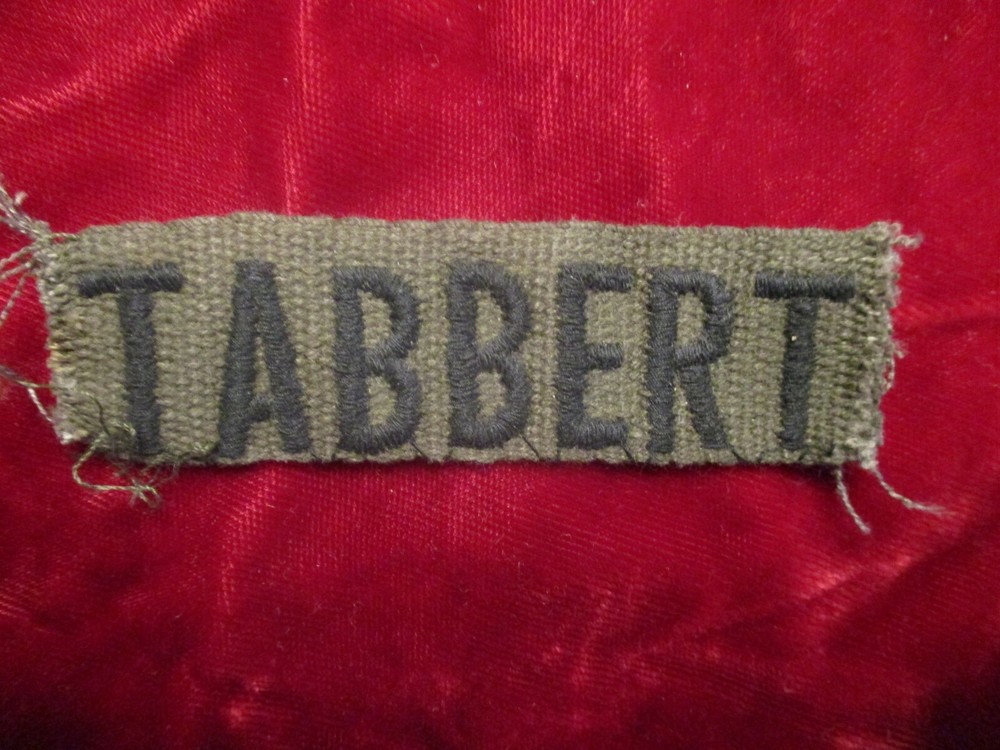 Military Name Tag Patch (Tabbert)
