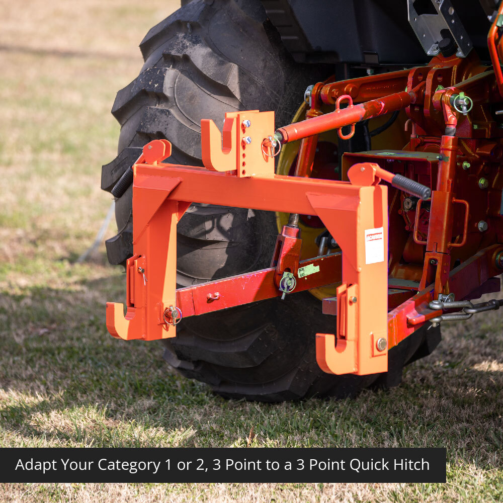 Titan Attachments 3 Point Quick Hitch Adaption to Category 1 Tractors