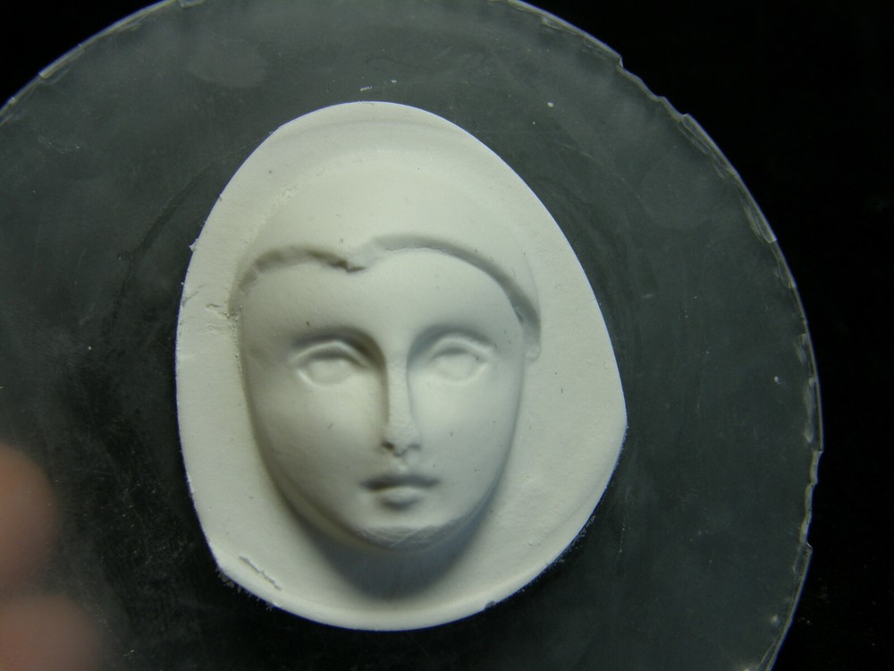 Goddess Face Polymer Clay Mold (MD1026)