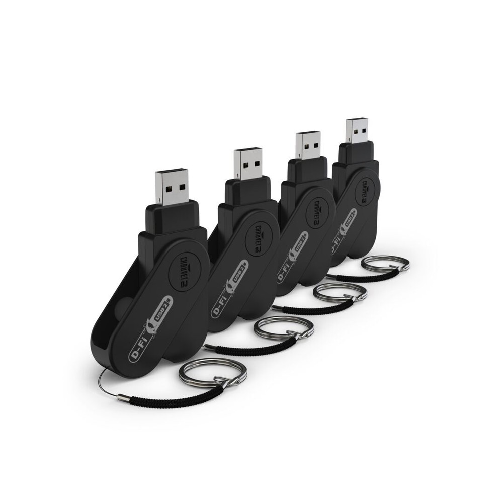 Chauvet DJ D-Fi USB2 4 Pack USB wireless DMX transceivers