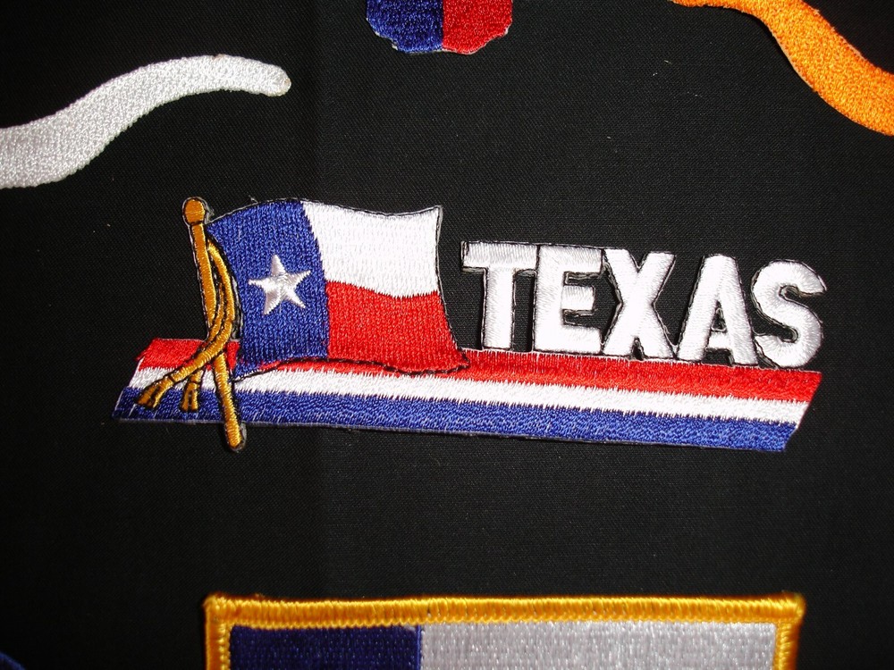 Texas patch set 9 patches Texas flag