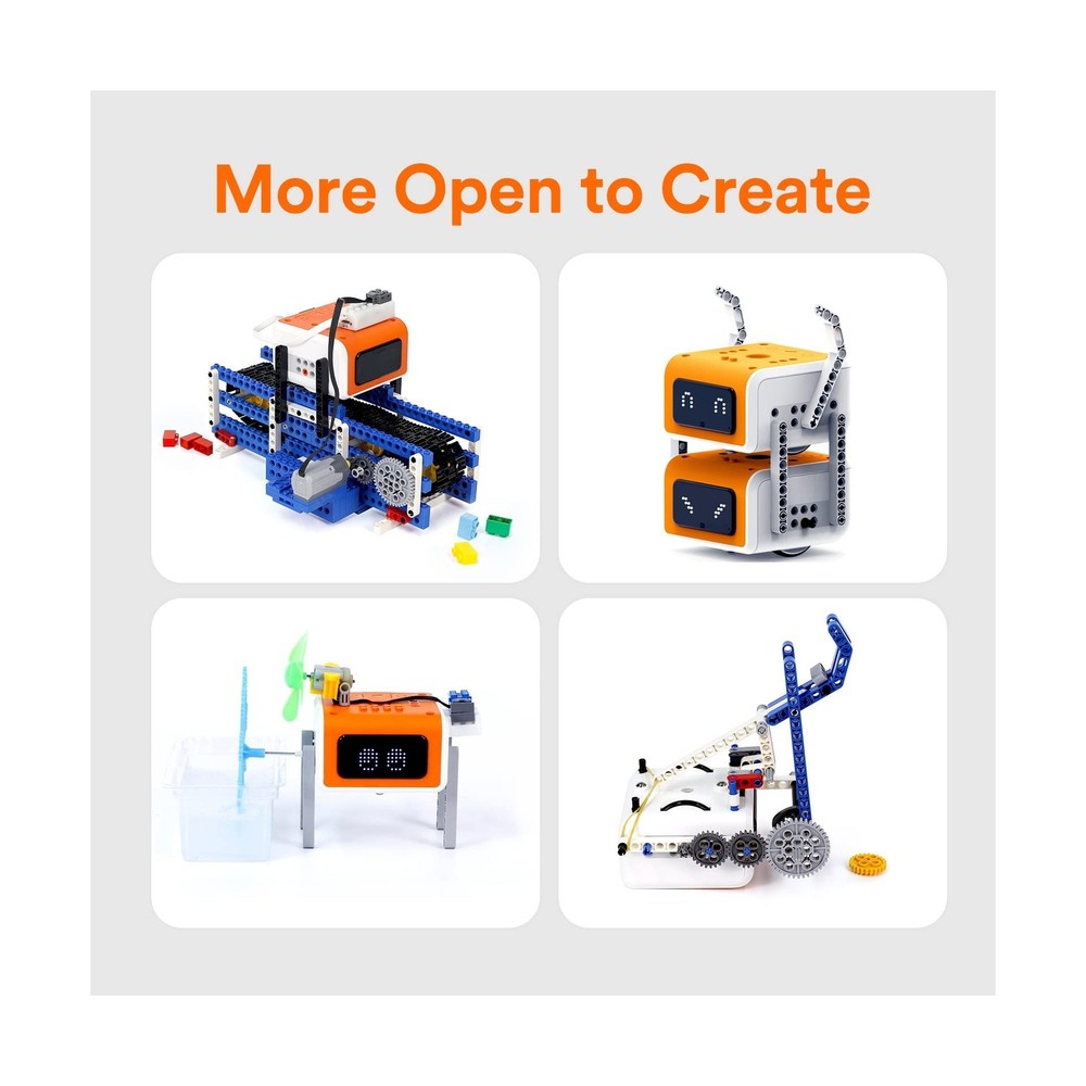 VinciBot Coding Robot for Kids 8-12, STEM Educational Toy, Scratch&Python Pro...