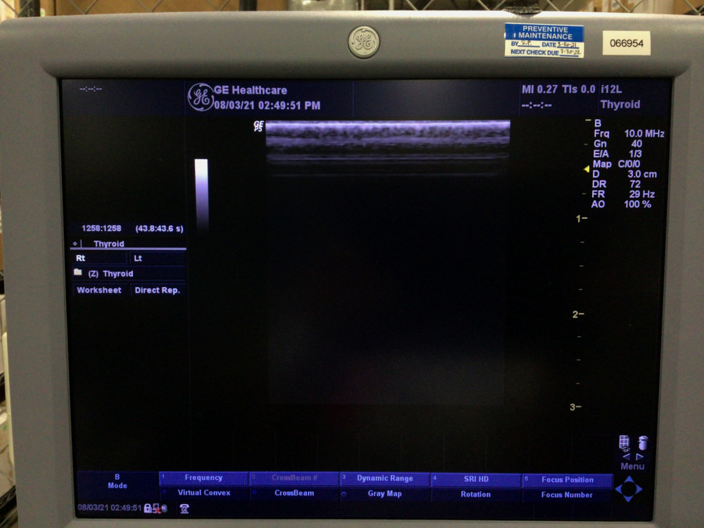 2009 GE i12L Linear Array Ultrasound Probe