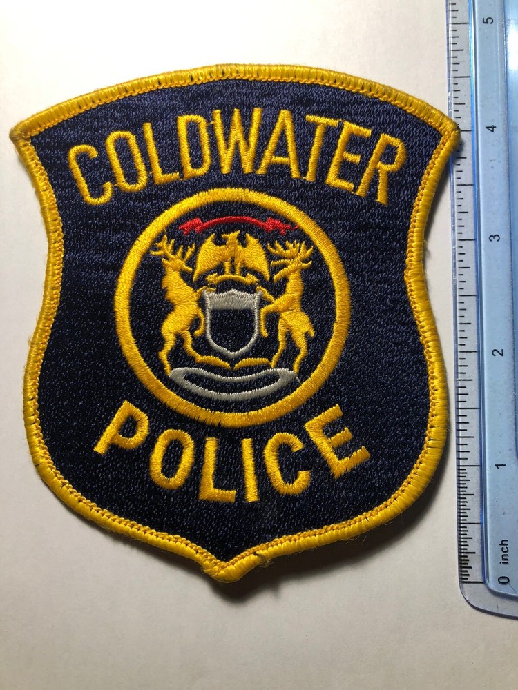 Coldwater Michigan Police Patch