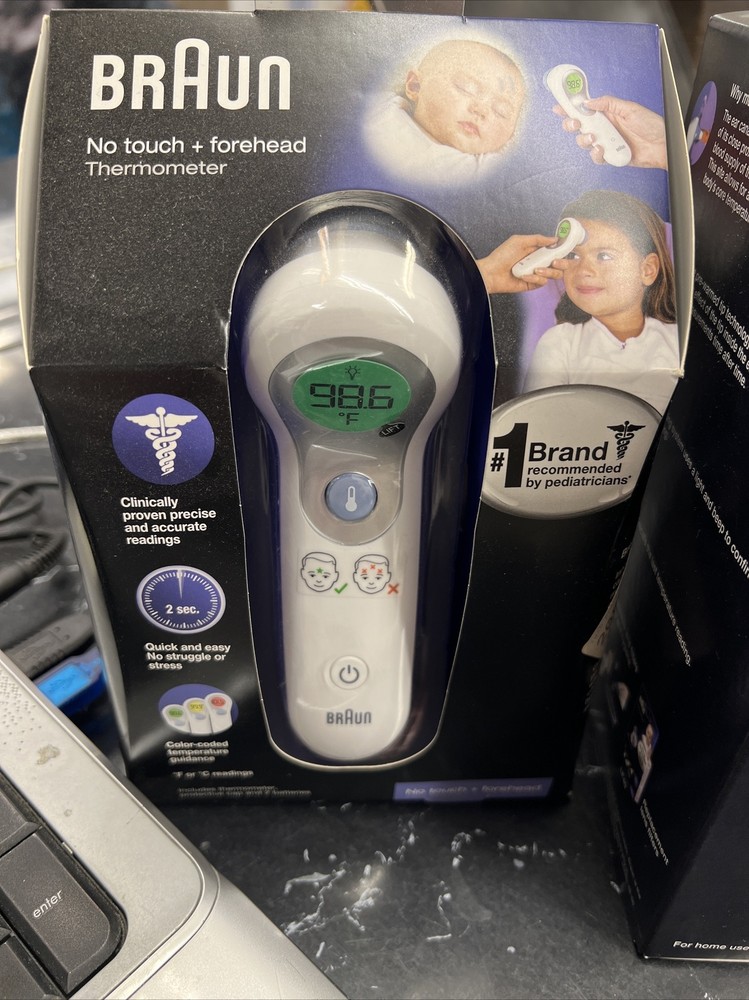 Braun NTF 3000 No Touch Plus + Forehead Digital Thermometer